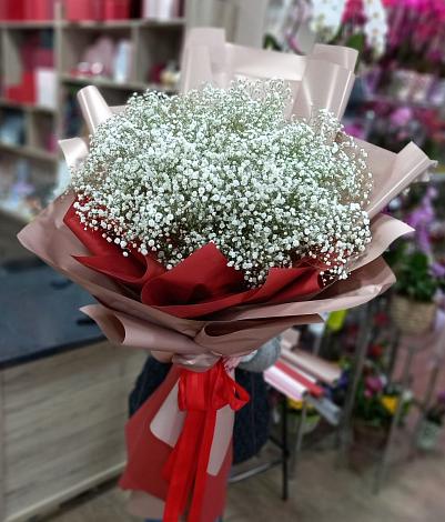 Букет цветов из: Гипсофила в Сурске
