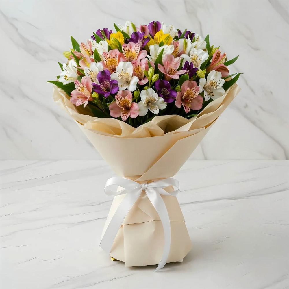 Букет цветов из: Альстромерии в Сурске