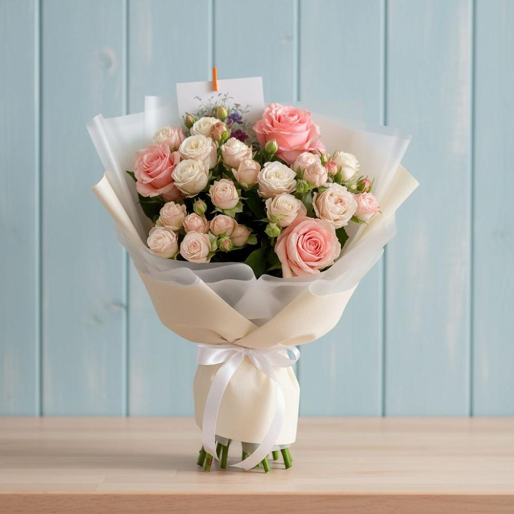 Букет цветов из: Розы в Сурске