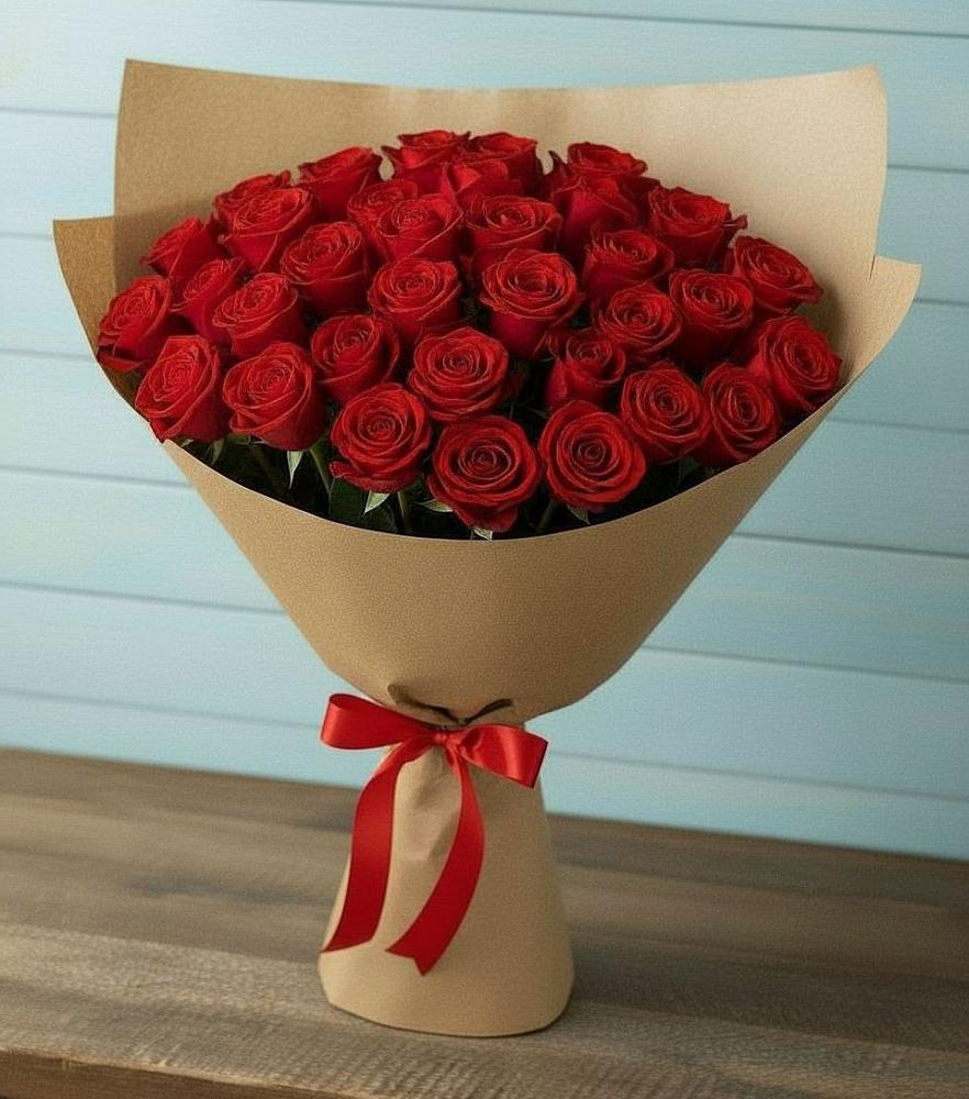 Букет Красные розы Милано в Сурске