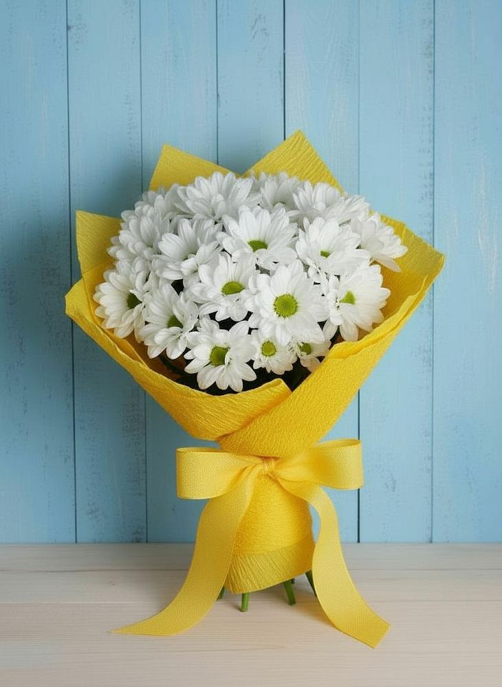 Букет цветов из: Хризантемы в Сурске