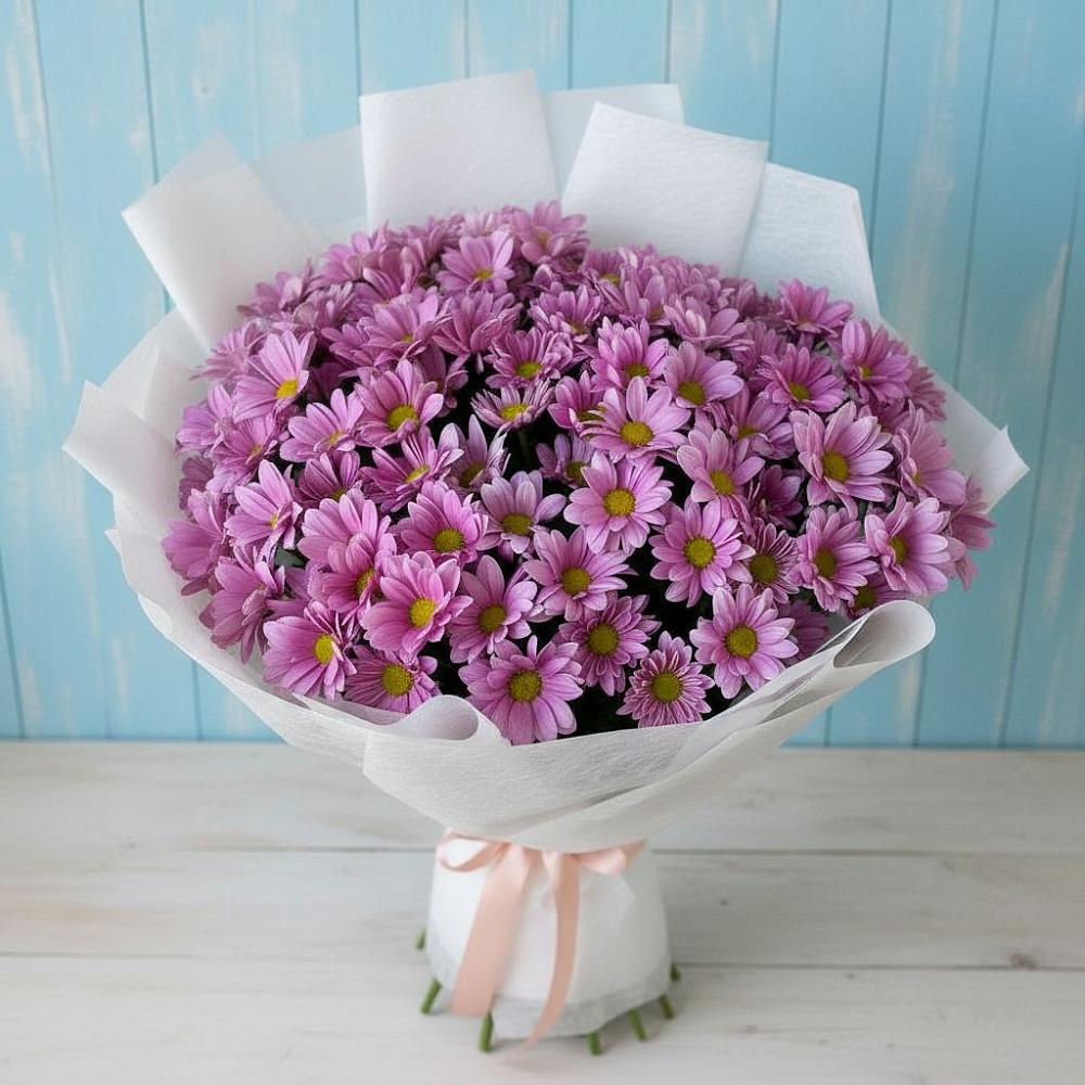 Букет цветов из: Хризантемы в Сурске