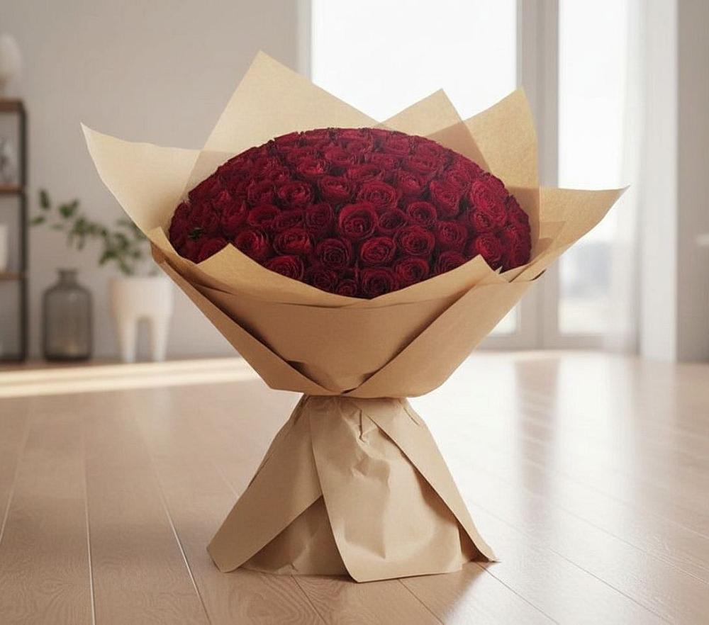Букет 101 Красная роза в Сурске
