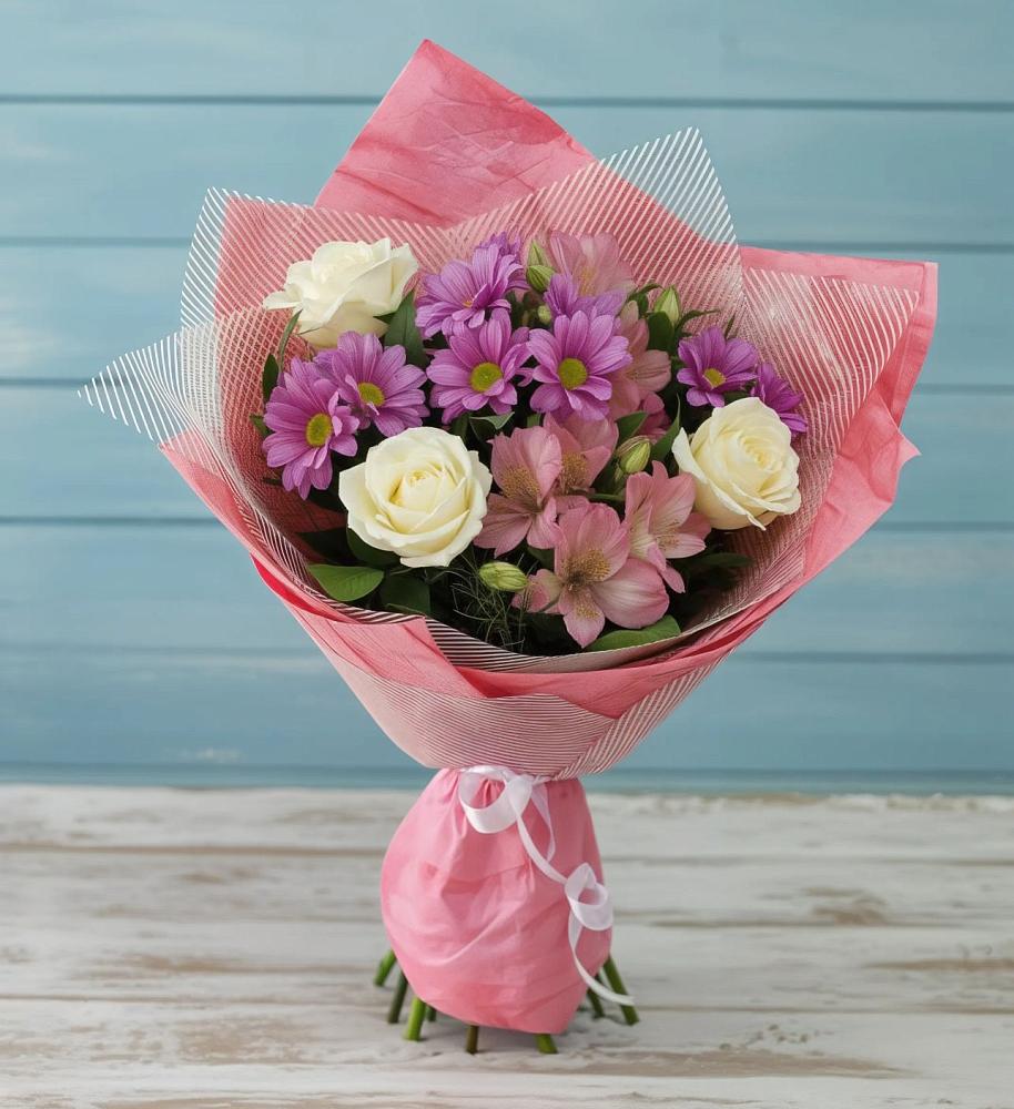 Букет цветов из: Герберы в Сурске